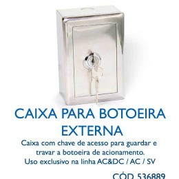 Caixa Inox P/ Botoeira