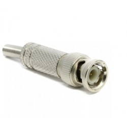 Conector Bnc Macho c/ Mola 4mm Parafusar