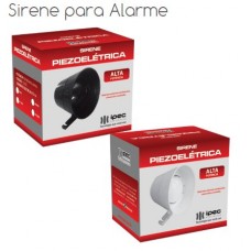 Sirene Digital 1 Som - Caixa Preta (ipec)