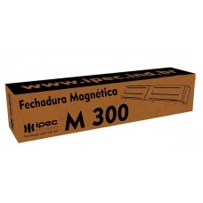 Fechadura Magnetica M-300 Cinza 300 Kgf (ipec)