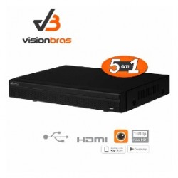 Gravador Video DVR 5 x 1 - 1080p 16ch (visionbras)