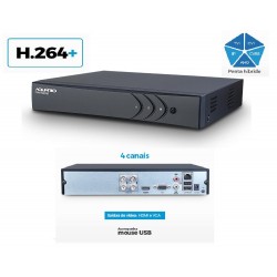 DVR Gravador de Video Digital 4ch 1mp - Compativel Hikvision